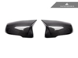 AutoTecknic M-Inspired Carbon Fiber Mirror Covers - F40 1-Series | F44 2-Series Gran Coupe by AutoTecknic ATK-TO-0153-CF-3
