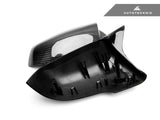 AutoTecknic M-Inspired Carbon Fiber Mirror Covers - F40 1-Series | F44 2-Series Gran Coupe by AutoTecknic ATK-TO-0153-DCG-4
