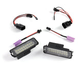 LED License Plate Lights With Resistors - VW / Audi / Porsche by emK Lighting LED-WR-VW-AU-POR