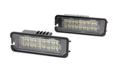 LED License Plate Lights With Resistors - VW / Audi / Porsche by emK Lighting LED-WR-VW-AU-POR