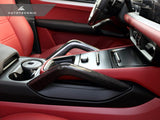 AutoTecknic Carbon Fiber Interior Handle Set - Porsche 9Y0 Cayenne 2019-2025 by AutoTecknic ATK-PR-0046-SF