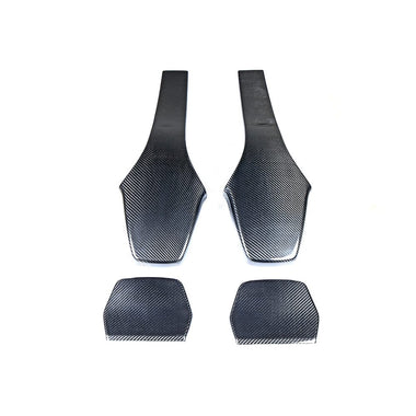Velt Sport Dry Carbon Fiber Seat Back Trim - BMW F8x M3 / M4 by Velt Sport VELT-INT-0006