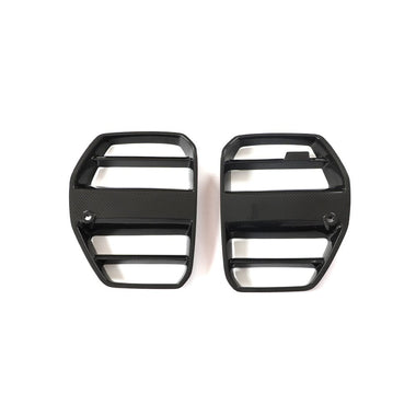 Velt Sport Dry Carbon Fiber Front Kidney Grill - BMW / G80 M3 / G82 / G83 / M4 (w/o Acc) by Velt Sport VELT-EXT-0017