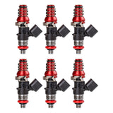 Injector Dynamics 1750-XDS - 60mm Length - 14mm Purple Top - 14mm Lower O-Ring (Set of 6)