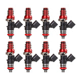 Injector Dynamics 1340cc Injectors - 60mm Length - 14mm Purple Top - 15mm Lower O-Ring (Set of 8)