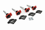 1.8T Coilpack Adapter Kit with Red Bosch R8 Coilpacks by UroTuning Kits 18T-R8-Coilpack-Adapter-Kit-BLACK
