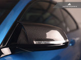 AutoTecknic Replacement Version II M-Inspired Dry Carbon Mirror Covers - F87 M2 | F22 2-Series | F30 3-Series | F32/ F36 4-Series by AutoTecknic ATK-BM-0142-DCG-16