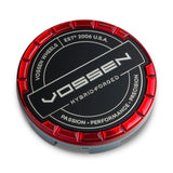 Vossen Billet Hybrid+Forged Large Center Cap W/ Red Surround by Vossen CAP-BSC-LG-HF-RD