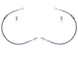 JHM - Front Stainless Brake Line Kit, Porsche Cayenne(Brembo 6 - piston) by JH Motorsports JHM-001-CLR-PAIR