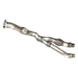 JHM - Exhaust - Downpipe - Y (JHM) 2.75" to 2.5" for B6 - B7 S4 Cat - Back on B7 - A4 2.0T Auto - Tip by JH Motorsports JHM-B720TYPipeTIP