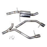 JHM - Exhaust - JHM - PARTIAL -  3" Catback for Audi B8 A4 - A5 2.0T (Dual Exit) by JH Motorsports JHM-B820TPCBDE