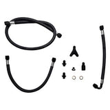JHM Braided Kevlar Fuel Line Re-Route Kit - Audi / 4.0T / C7 / S6 / S7 / RS7 by JH Motorsports JHM-C740TFLRRK