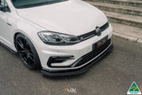 Flow Designs Mk7.5 Golf R Wagon Front Lip Splitter by Flow Designs GLMK75RFn-FEX