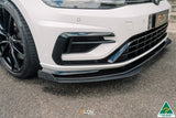 Flow Designs Mk7.5 Golf R Wagon Front Lip Splitter by Flow Designs GLMK75RFn-FW-FEX