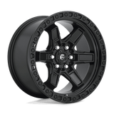 Fuel Wheels D697 Kicker 17" 6x114.3 Matte Black by Fuel Offroad D69717908755
