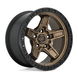 Fuel Wheels D699 Kicker 17" 5x127 Matte Bronze Black Bead Ring by Fuel Offroad D69917907545