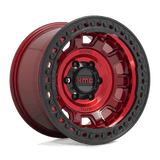 KMC Wheels KM236 Tank Beadlock 17" 8x170 Candy Red by KMC Wheels KM23679087938N