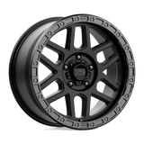 KMC Wheels KM544 Mesa 18" 5x150 Satin Black With Gloss Black Lip by KMC Wheels KM54489058725
