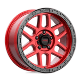 KMC Wheels KM544 Mesa 17" 5x127 Candy Red With Black Lip by KMC Wheels KM54479050918