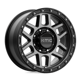 KMC Wheels KM544 Mesa 17" 8x165.1 Satin Black With Gray Tint by KMC Wheels KM54479080418
