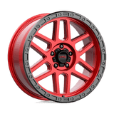 KMC Wheels KM544 Mesa 20" 5x150 Candy Red With Black Lip by KMC Wheels KM54429058925