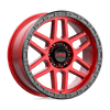 KMC Wheels KM544 Mesa 20" 6x139.7 Candy Red With Black Lip - 20x9 et00 / 6x139.7 / cb106.1