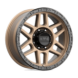 KMC Wheels KM544 Mesa 17" 8x165.1 Matte Bronze With Black Lip by KMC Wheels KM54479080618