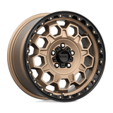 KMC Wheels KM545 Trek 17" 5x114.3 Matte Bronze With Black Lip by KMC Wheels KM54578012635