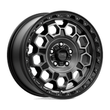 KMC Wheels KM545 Trek 17" 6x139.7 Satin Black With Gray Tint by KMC Wheels KM54578068420