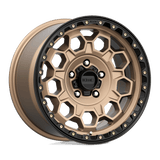 KMC Wheels KM545 Trek 17" 5x127 Matte Bronze With Black Lip by KMC Wheels KM54579050618