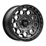 KMC Wheels KM545 Trek 17" 5x127 Satin Black With Gray Tint by KMC Wheels KM54579050418