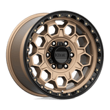 KMC Wheels KM545 Trek 17" 6x139.7 Matte Bronze With Black Lip by KMC Wheels KM54579068618