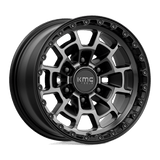 KMC Wheels KM718 Summit 17" 5x127 Satin Black With Gray Tint by KMC Wheels KM71878550400