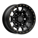KMC Wheels KM718 Summit 16" 6x120 Satin Black by KMC Wheels KM71868077700