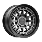 KMC Wheels KM719 Canyon 17" 5x127 Satin Black With Gray Tint by KMC Wheels KM71978550400