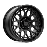 KMC Wheels KM722 Technic 17" 5x127 Satin Black by KMC Wheels KM72278550718