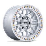 KMC Wheels KM549 GRS 20" 8x165.1 Gloss Silver W/ Machined Face by KMC Wheels KM54929080400