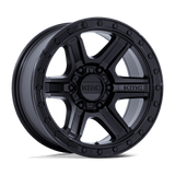 KMC Wheels KM551 Outrun 17" 5x127 Matte Black With Gloss Black Lip by KMC Wheels KM551MB17855018