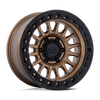 KMC Wheels KM552 IMS 18" 8x165.1 Matte Bronze With Gloss Black Lip - 18x9 et0 / 8x165.1 / cb125.1 (38.1 lbs)