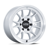 KMC Wheels KM729 Range 17" 6x135 Gloss Silver With Machined Face by KMC Wheels KM729DX17856300