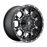 Fuel Wheels D517 Krank 20" 5x114.3/5x127 Matte Black Milled by Fuel Offroad D51720902650