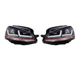 OSRAM GTI (Red) Osram LEDriving Headlight (Xenon) - VW / Mk7 / Golf / GTI / Golf R LEDHL104-GTI-OSR