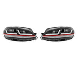 OSRAM GTI (Red) Osram LEDriving Headlight (Halogen) - VW / Mk7.5 / Golf / GTI / Golf R LEDHL109-GTI-OSR