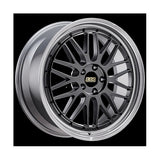 BBS LM 18" 5x112 Diamond Black Center / Diamond Cut Lip