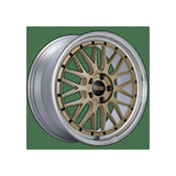 BBS LM 19" 5x120 Diamond Gold Center / Diamond Cut Lip