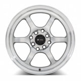 VORS LT61 15" 4x100/4x114.3 Silver Machined Face | LT6115708H35SF