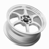 VORS LT61 16" 4x100/4x114.3 Silver Machined Face | LT6116708H35SF
