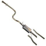 Techtonics Techtonics Stainless 2.5" Cat Back Exhaust (Fits 2.5") - VW / Mk4 / 1.8T / VR6 / Jetta / TDI