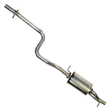 Techtonics Visible tailpipe without rear valance cut out / Less Resonator / Borla Techtonics Stainless 2.5" Cat Back Exhaust - VW / Mk4 / 2.0L / Golf / Beetle 252-435BNV