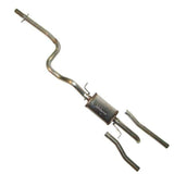 Techtonics Techtonics Stainless 2.5" Cat Back Exhaust (Fits 55mm)- VW / Mk4 / 1.8T / VR6 / Jetta / TDI